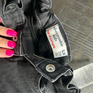 Girls straight leg jeans 7/8 long